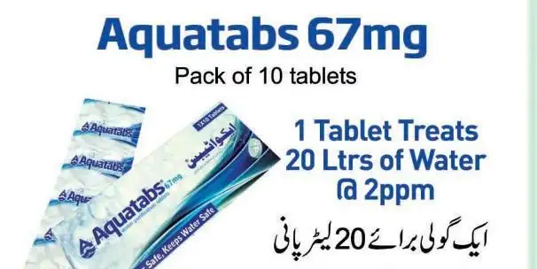 Keep your water clean with aquatabs water purification tablets