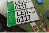Car & Bike Embossed Replica Number Plate