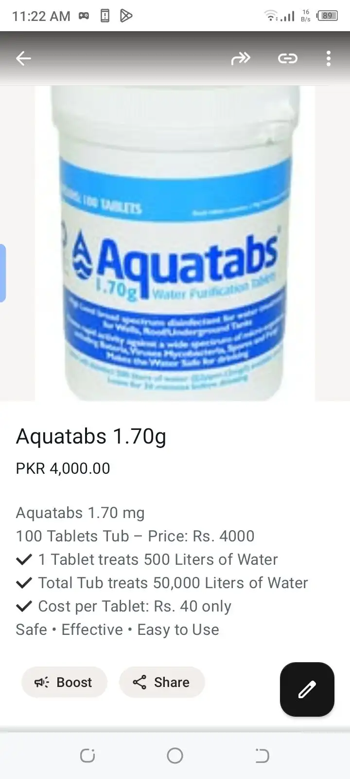 Safe water Healthy life