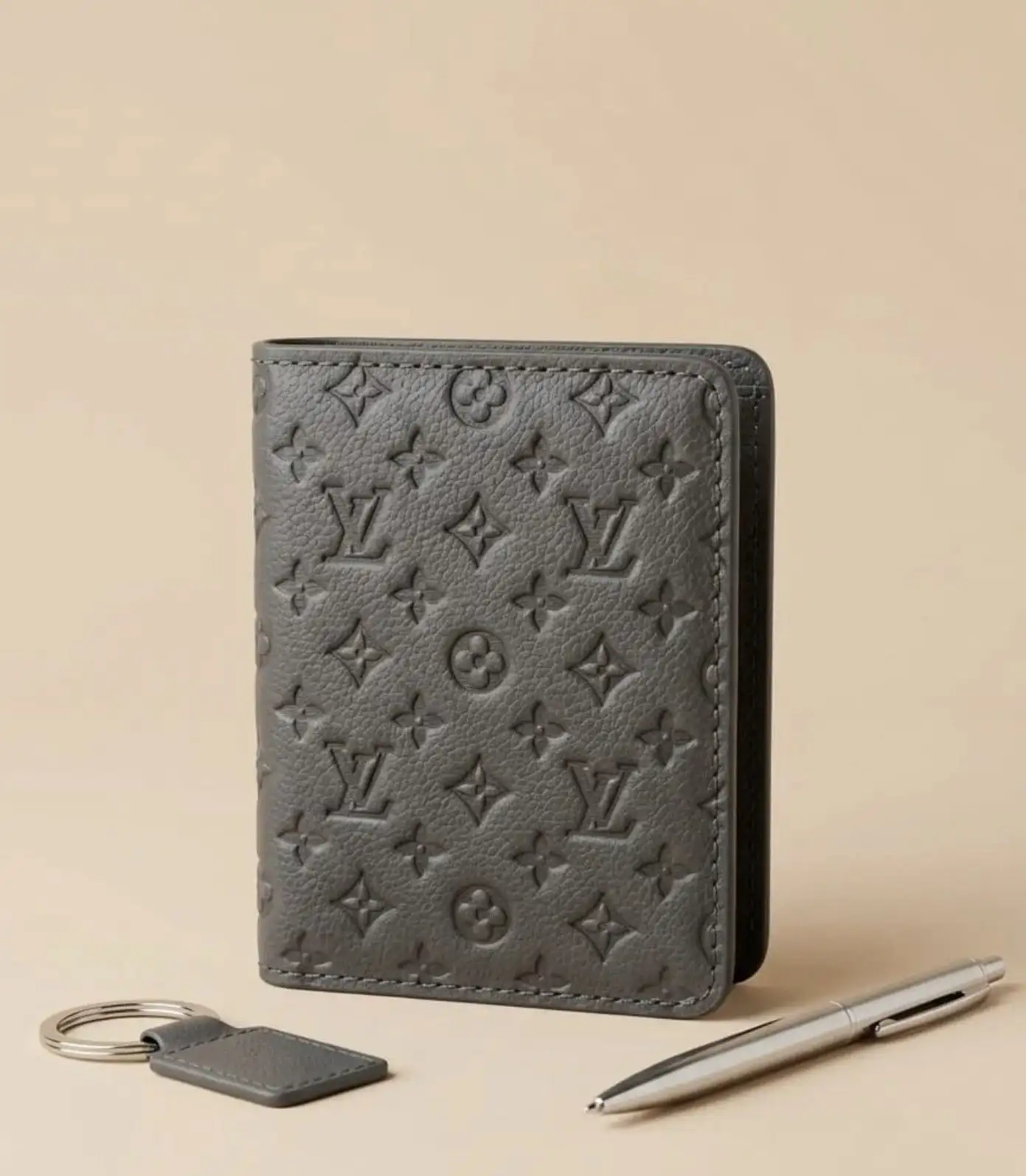 Lv wallet in original cow lether