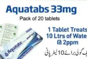 Chlorine tablets available for use