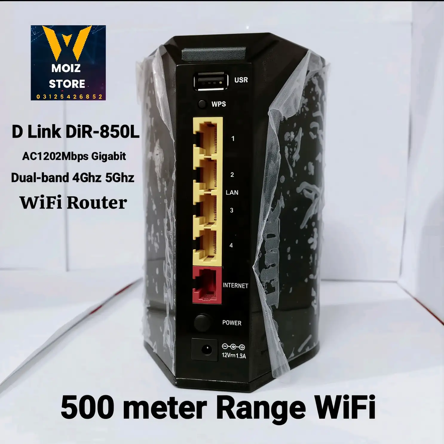 D Link DiR-850L WiFi Router Dual-band 4Ghz 5Ghz Gigabit