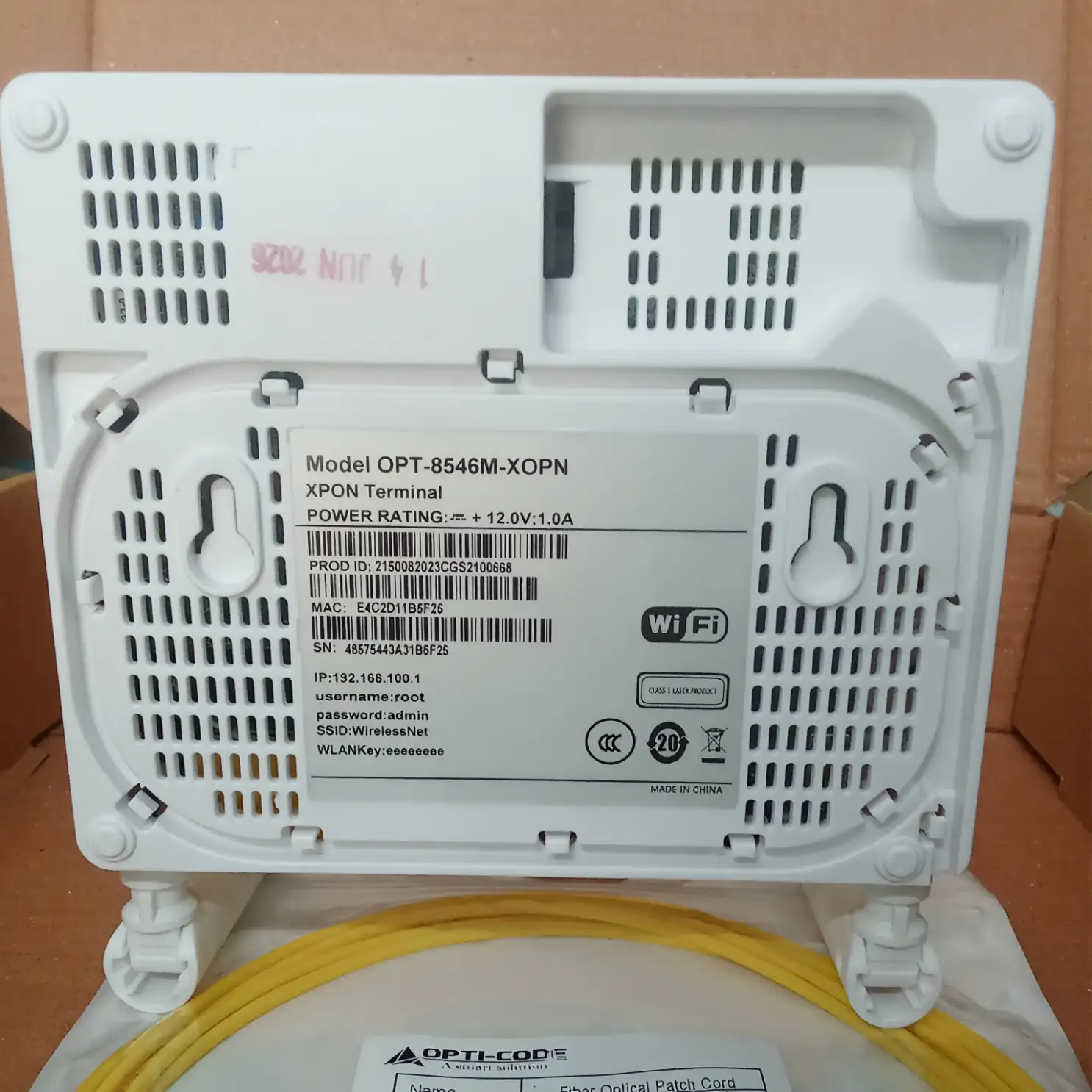 Huawei 8546M Faiber WiFi Router 7Dbi Antenna XPON