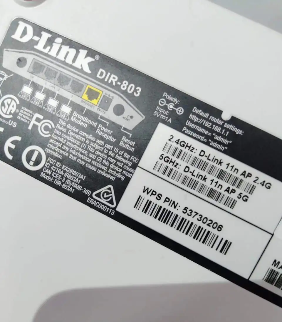 D-Link DIR-803 Dual-Band 2.4Ghz 5Ghz Ruoter