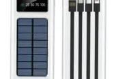 Ultra Thin Solar Charging Box 20000mA Fast Sharing