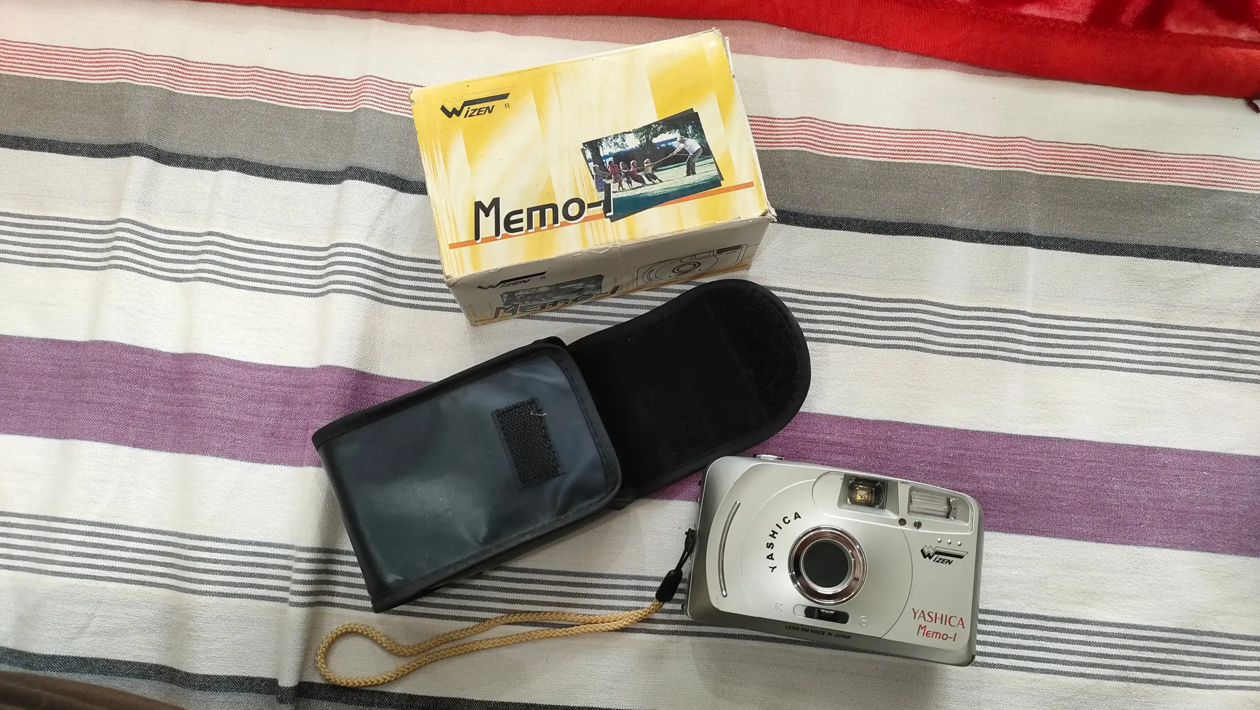 1- Yashica memo 1 film camera 2- Spectra film camera