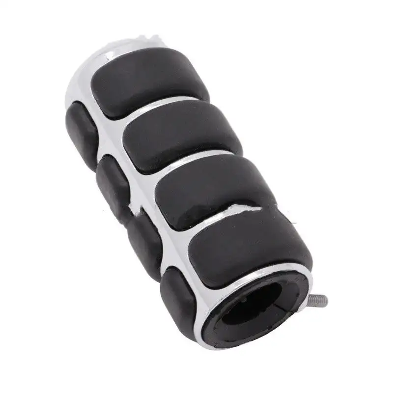Universal Heavy Bike Brake Pedal & Gear Shift Peg Cover Set – Non-Slip Rubber & Aluminum A
