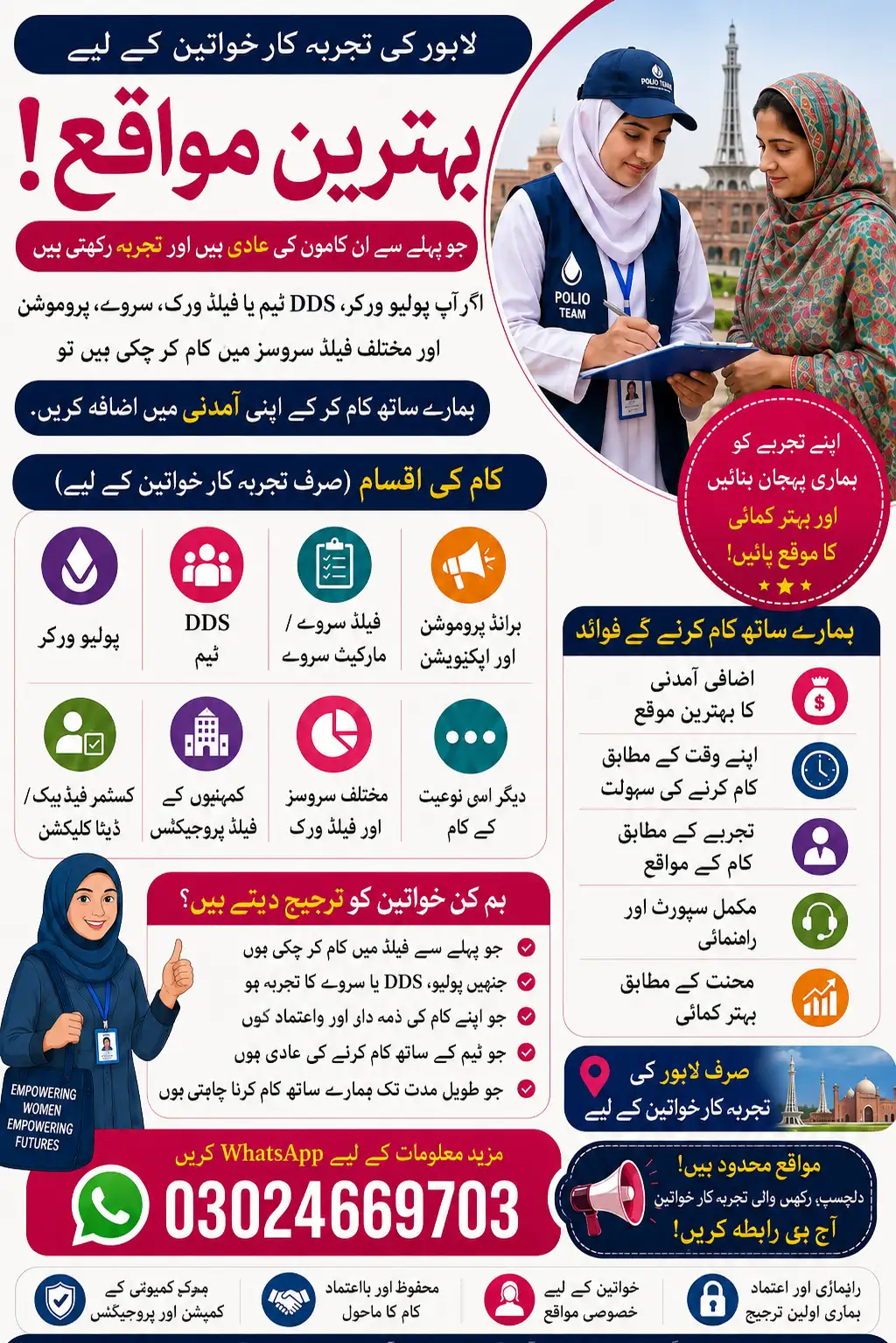 Female marketing staff required