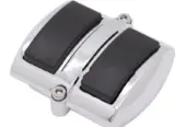 Universal Heavy Bike Brake Pedal & Gear Shift Peg Cover Set – Non-Slip Rubber & Aluminum A