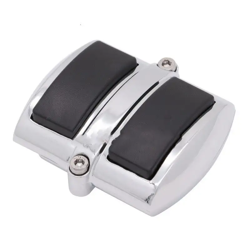 Universal Heavy Bike Brake Pedal & Gear Shift Peg Cover Set – Non-Slip Rubber & Aluminum A
