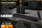 Sony Cinema Theatre Home Audio System 32 Inch Sound Bar with Subwoofer & 2 Mini Speakers