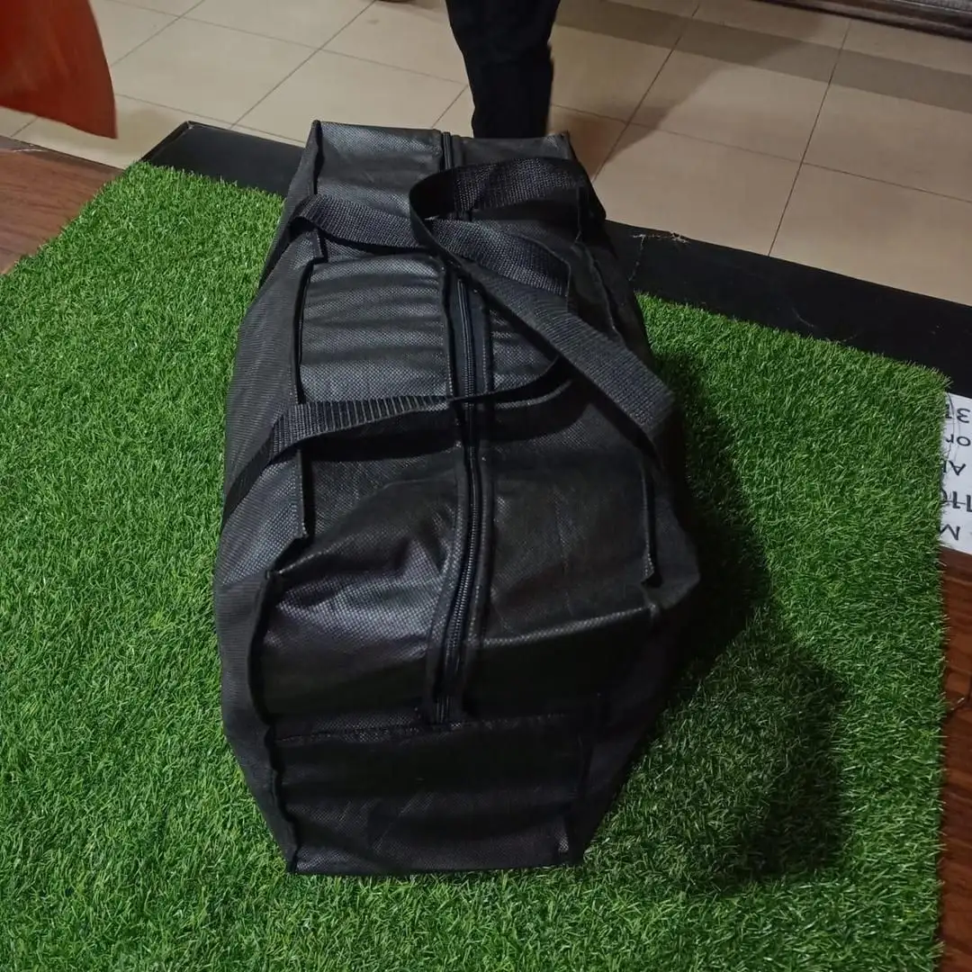 Premium Extra Large Waterproof Duffle Travel Bag – Black Color