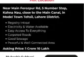 6 Marla Corner House For Sale | Hot Location