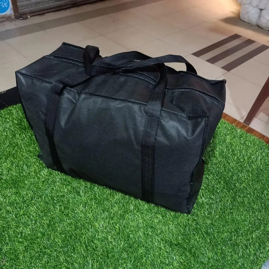 Premium Extra Large Waterproof Duffle Travel Bag – Black Color