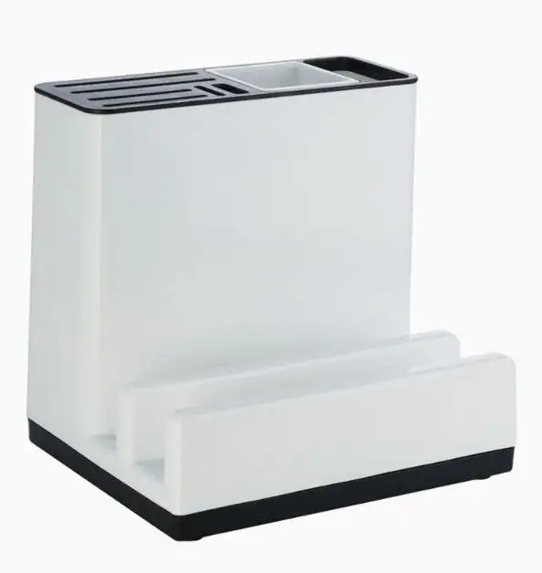 Multifunctional Kitchen Countertop Organizer Stand – Knife Holder, Cutlery Holder & Pot Li