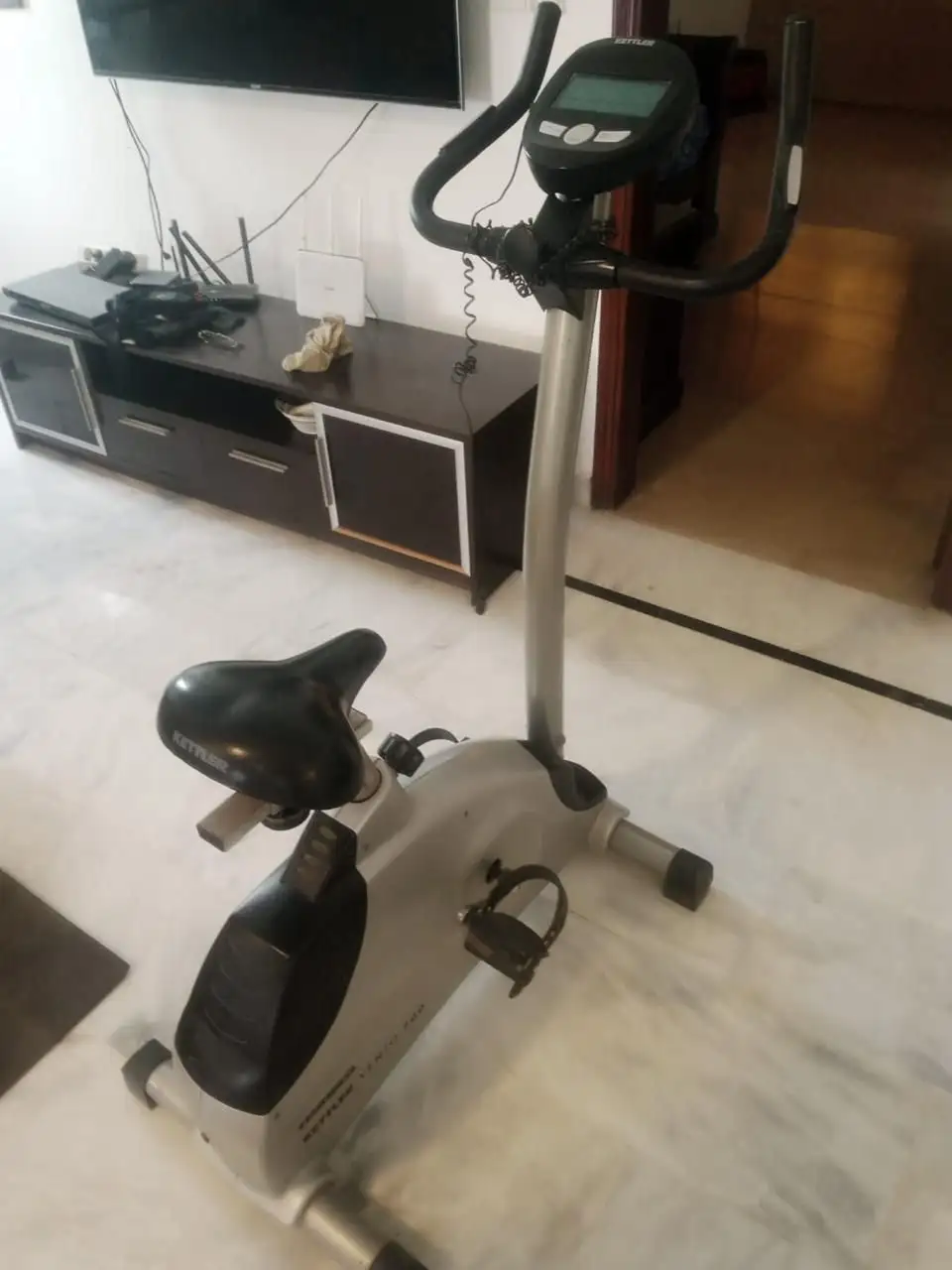 Gym all machines , stands and weights / plates and dumbells 4. 5lacs( Kettler machines)