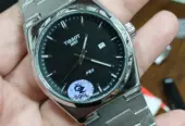 TISSOT BLACK DIEL WITH SAPPHIRE GLASS