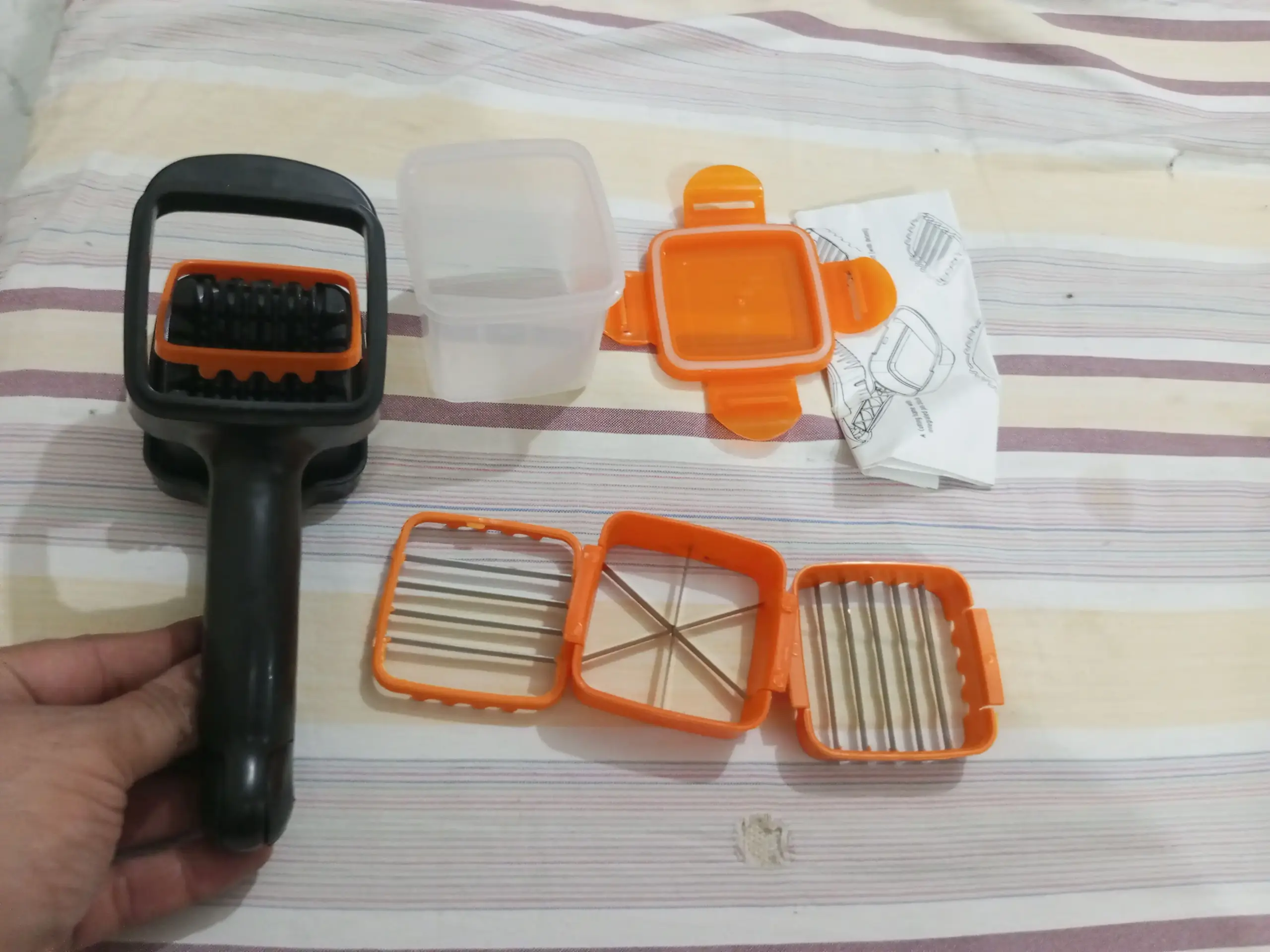 Nicer Dicer Quick 7 pieces (5 in 1) vegetable slicer