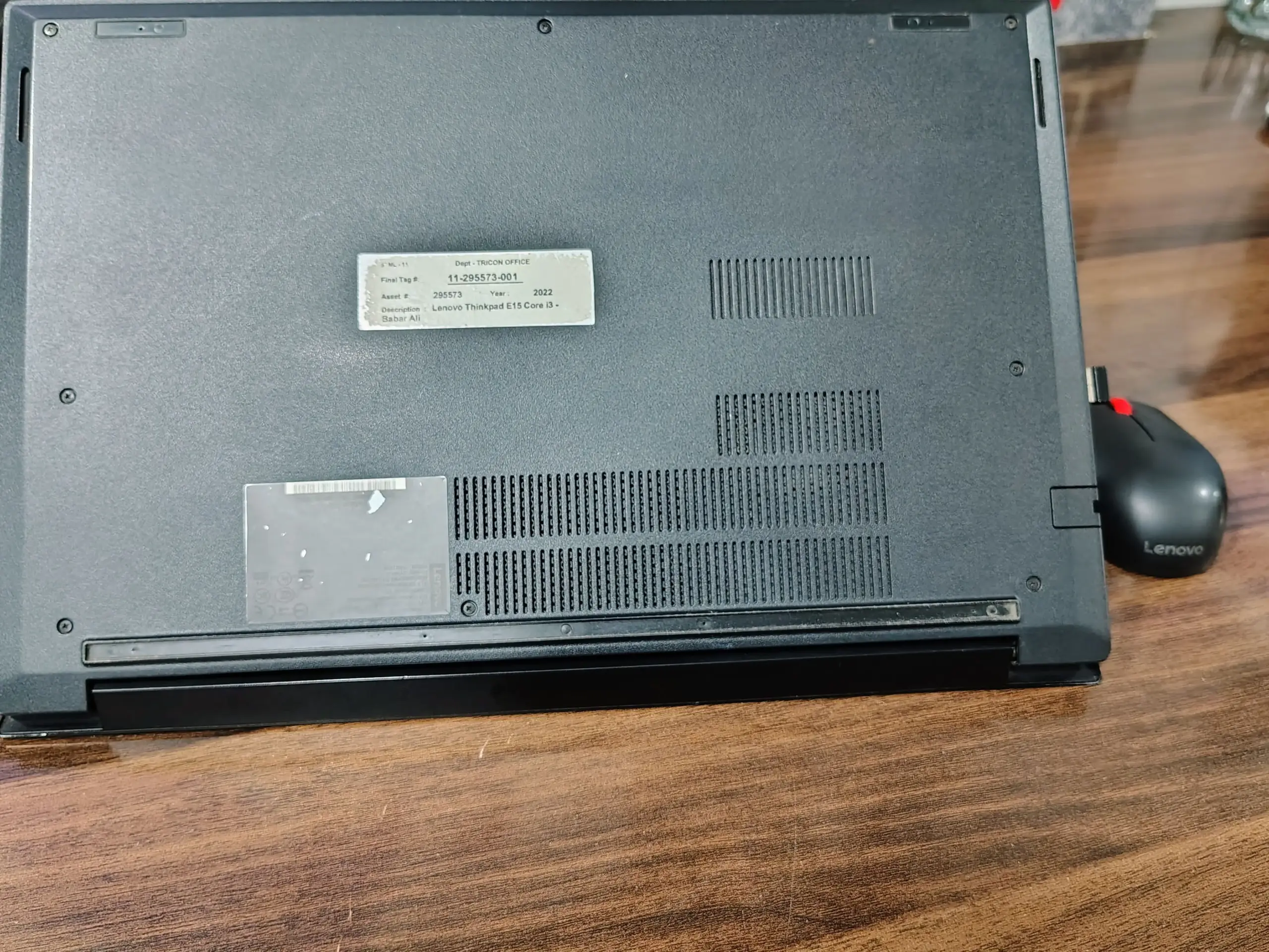 Lenovo ThinkPad E15 Core i3 8GB RAM 512GB SSD .