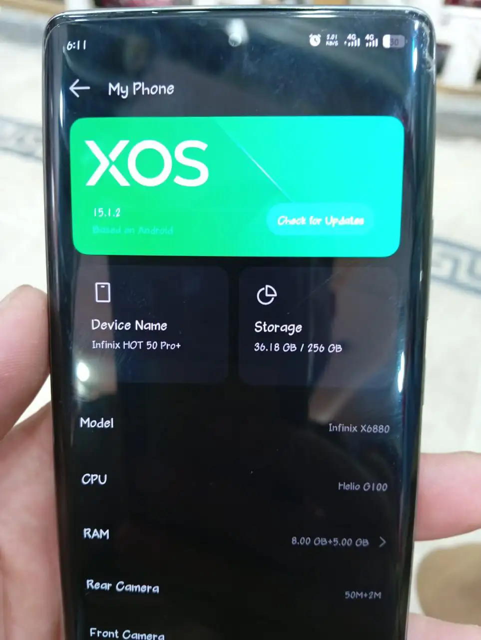 Infinix hot 50 pro plus