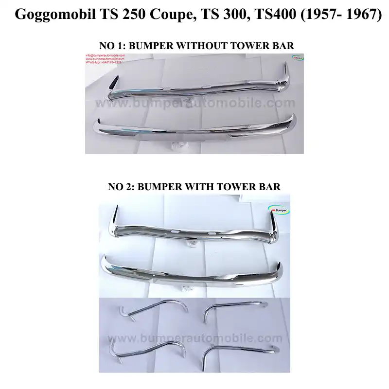 Goggomobil TS250 Coupe, TS300, TS400 (1957- 1967) Bumpers