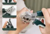 Complete Pet Grooming Kit – 2-in-1 Slicker Brush, Safety Nail Clipper & Detangling Brush S