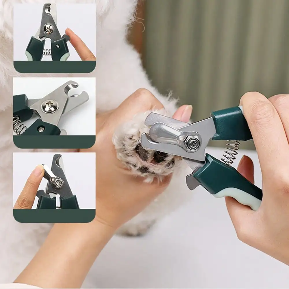 Complete Pet Grooming Kit – 2-in-1 Slicker Brush, Safety Nail Clipper & Detangling Brush S
