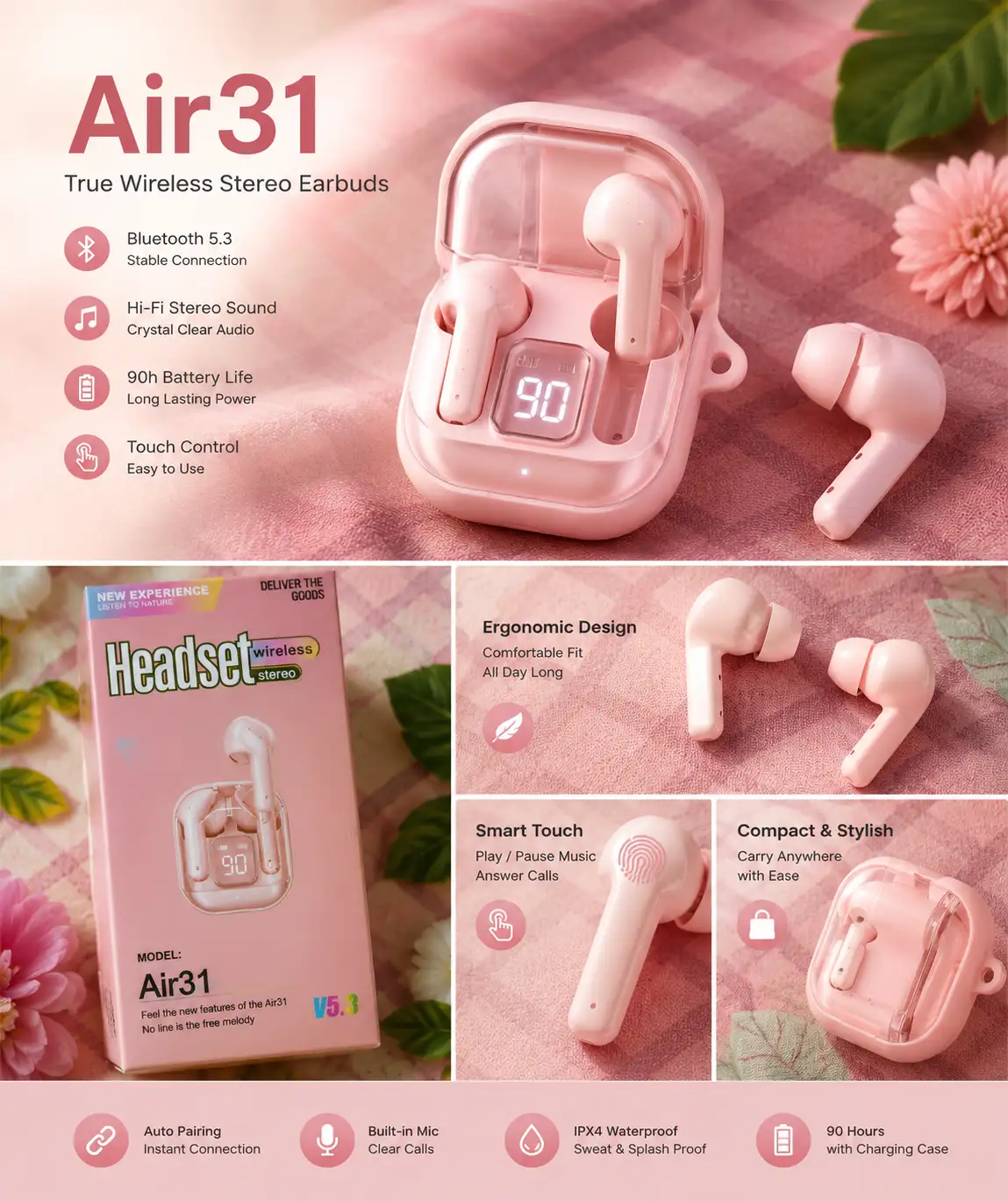 Beautiful Earbuds 🎧