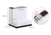 Multifunctional Kitchen Countertop Organizer Stand – Knife Holder, Cutlery Holder & Pot Li