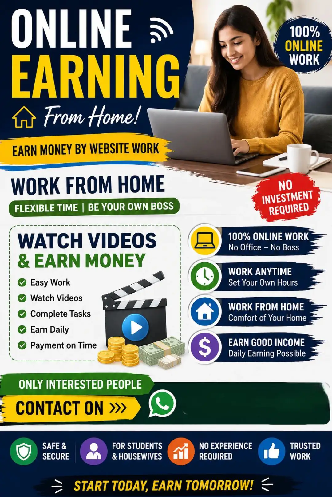 Earn Money Online From Home – Start Today