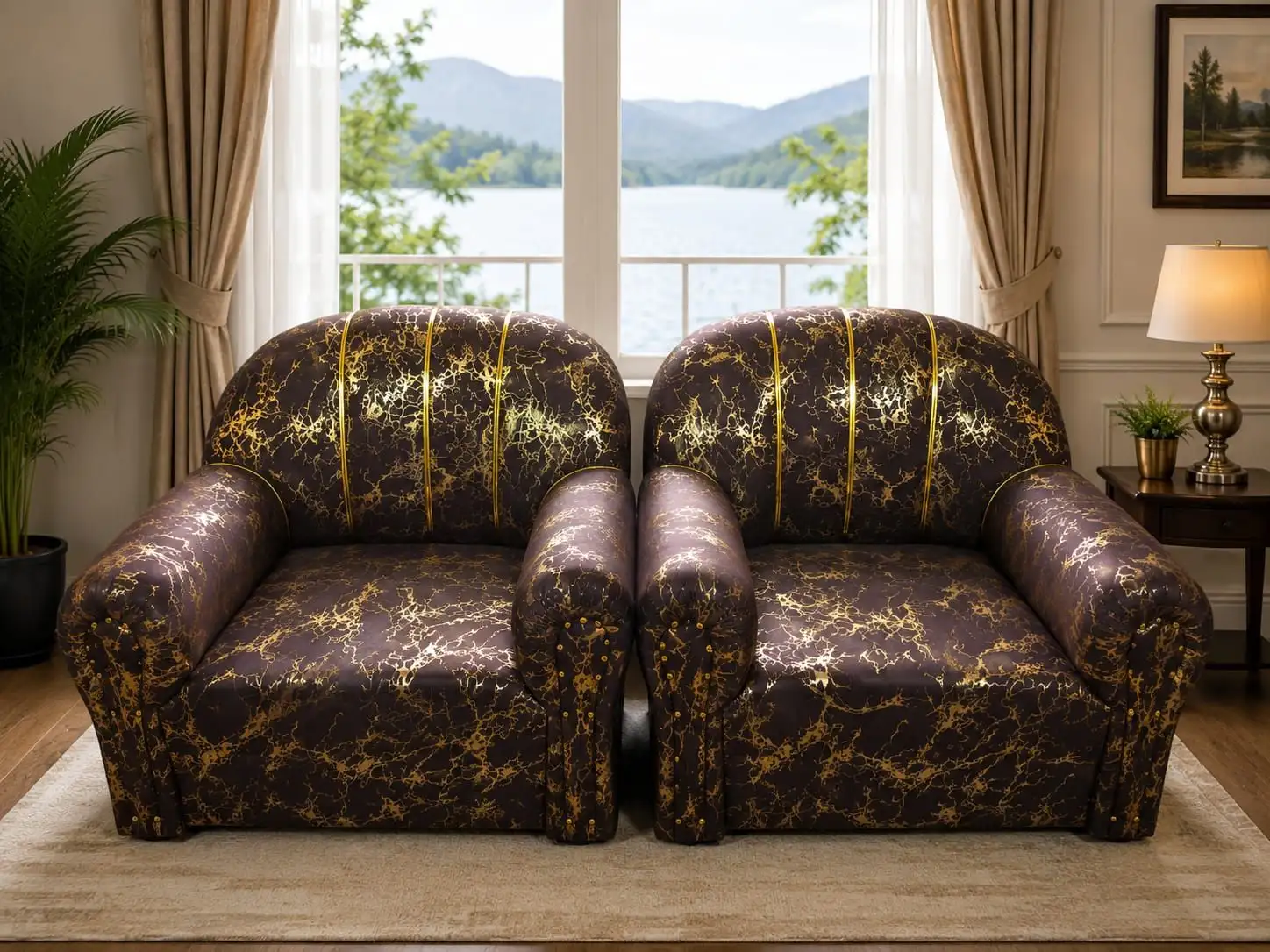 5 Seater Luxury Sofa Set – Premium Design & Elegant Look