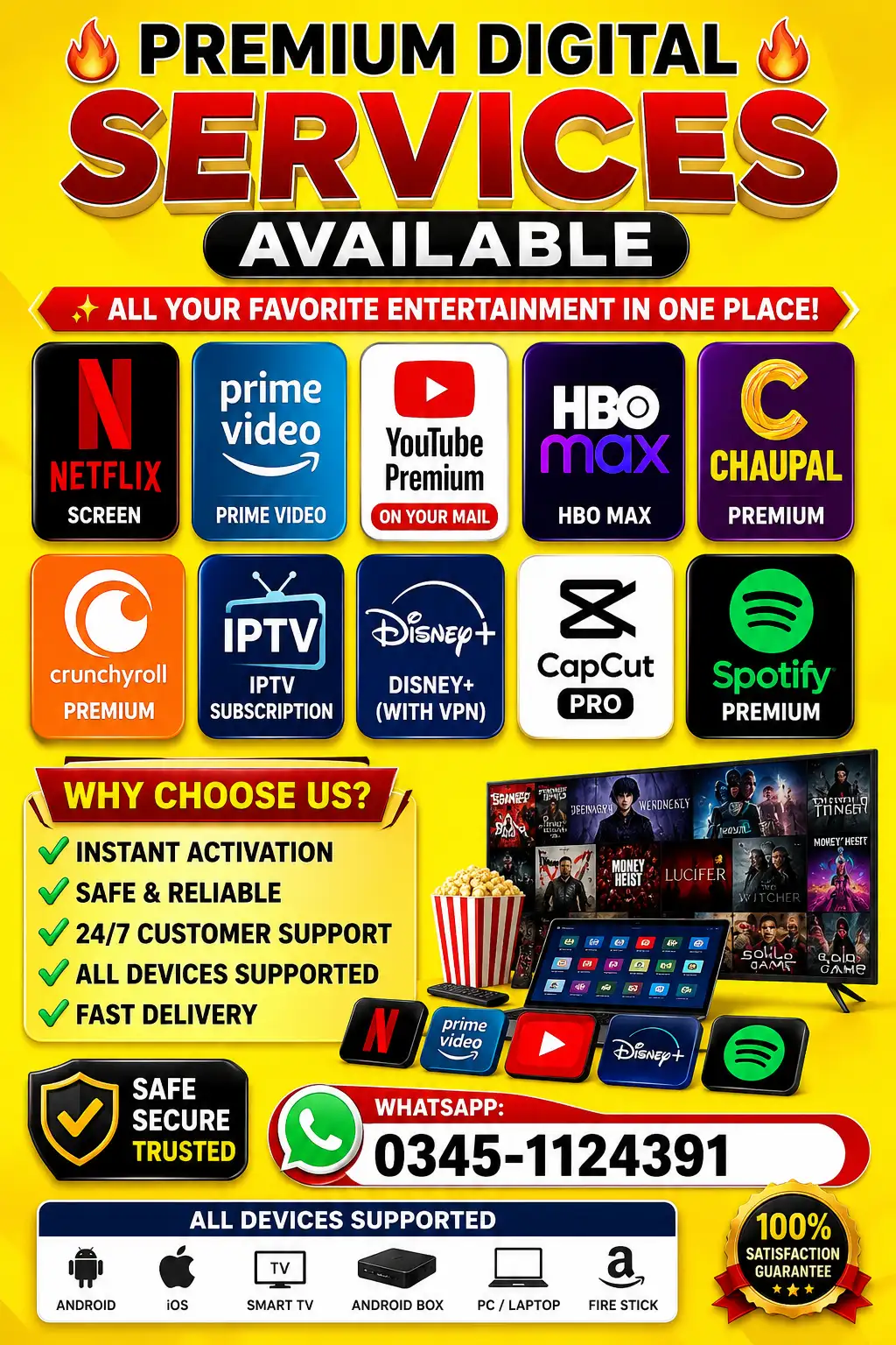 IPTV Subscription | 16,000+ Live TV Channels | 80,000+ Movies & Series | Free Trial