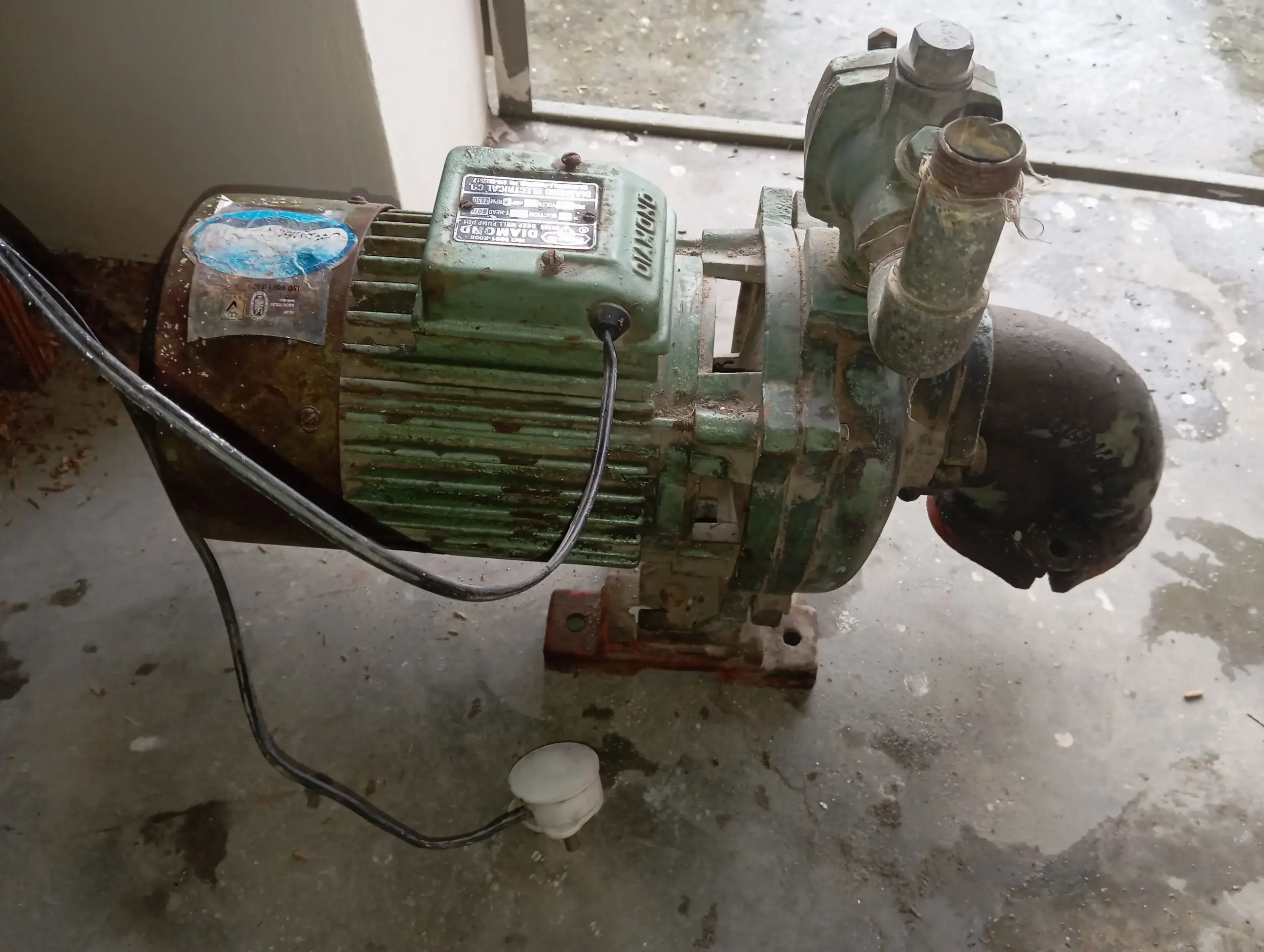Diamond 0.5 HP Water Pump Motor (100% Pure Copper Winding) double barr