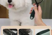 Complete Pet Grooming Kit – 2-in-1 Slicker Brush, Safety Nail Clipper & Detangling Brush S