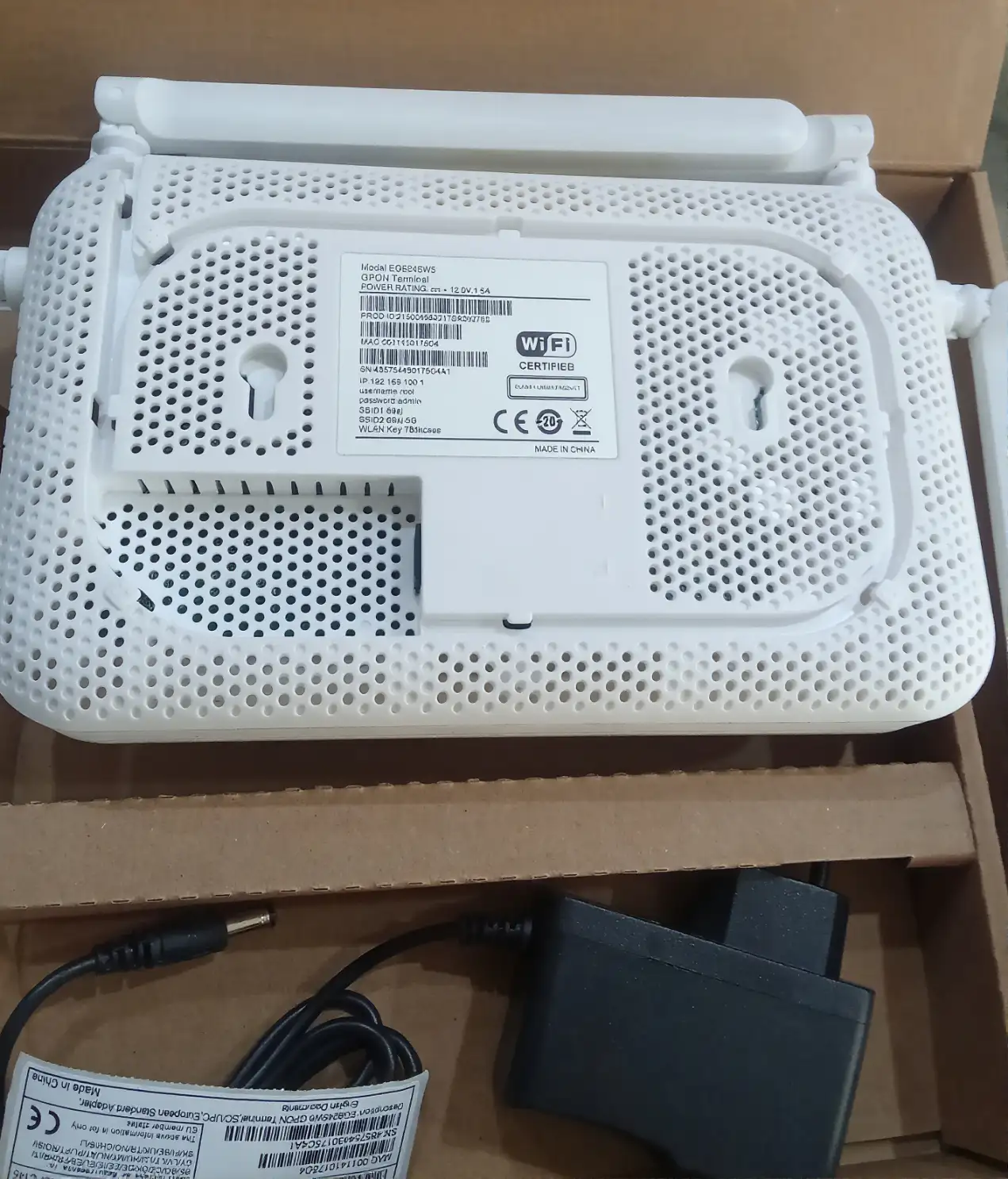 Huawei EG8245W5 XPON Fiber WiFi Router Dual-band 4Ghz 5Ghz