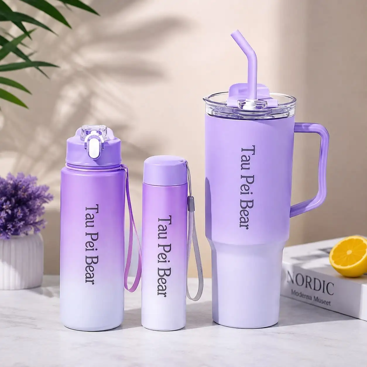 Pack of 3pcs Multicolour Tumbler Bottle set ✨