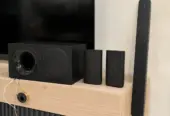 Sony Cinema Theatre Home Audio System 32 Inch Sound Bar with Subwoofer & 2 Mini Speakers
