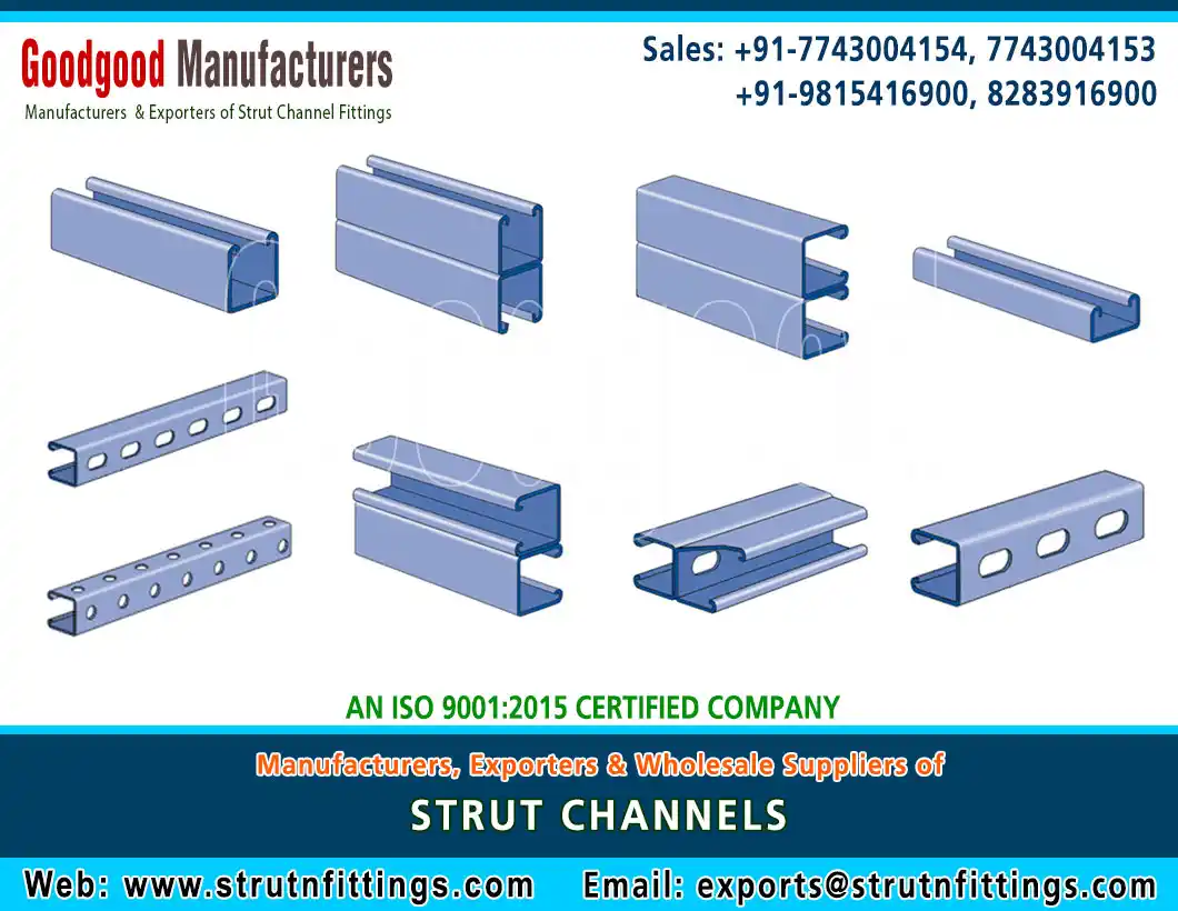 Strut Support Systems, Channel Bractery & Fittings manufacturers exporters in india https: