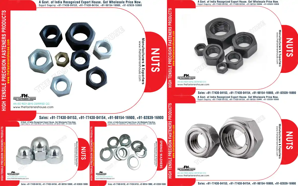 Fasteners Bolts Nuts Threaded Rods manufacturer exporter in India https://www.thefasteners