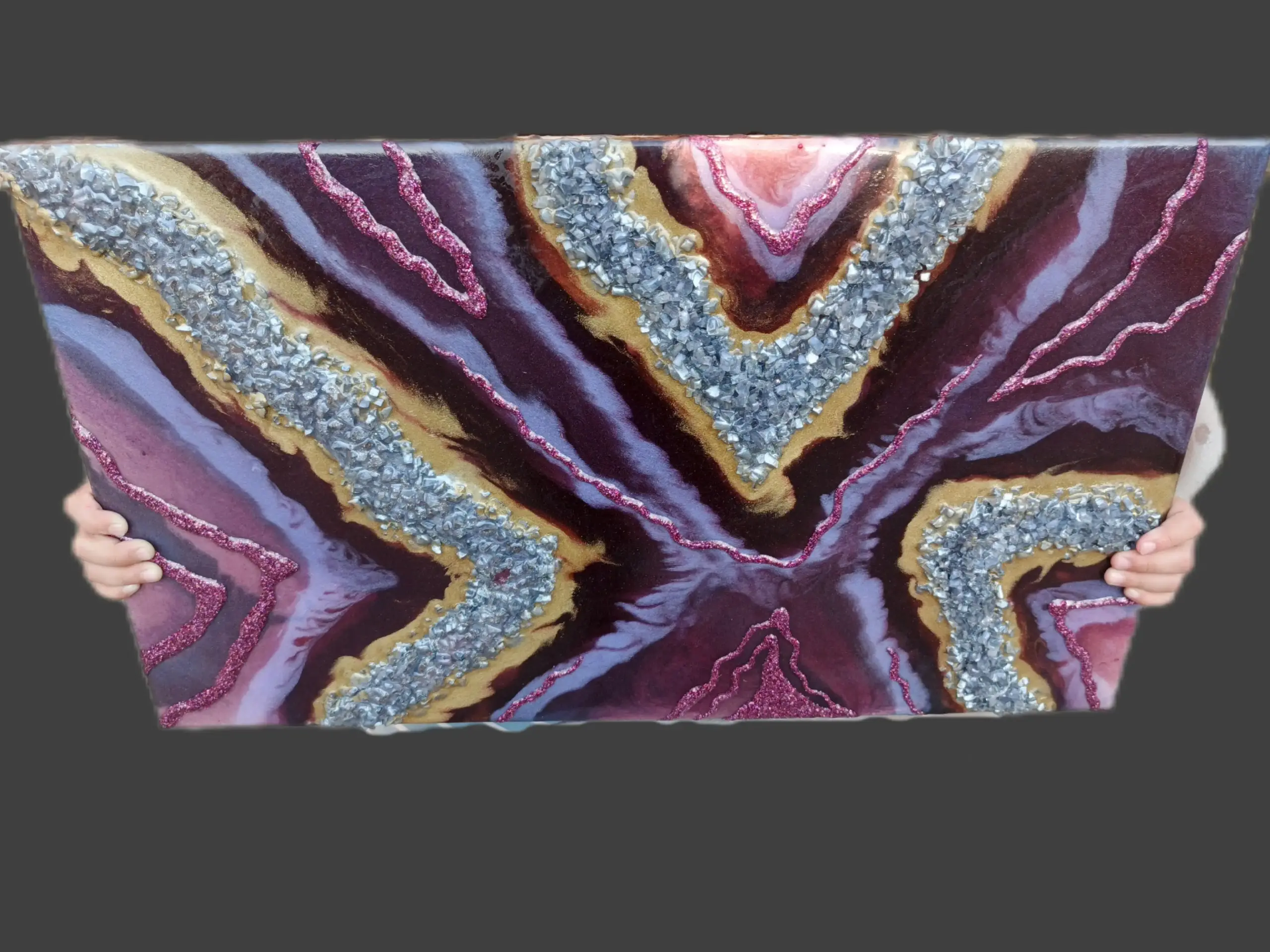 Luxury painting🎨 in resin art