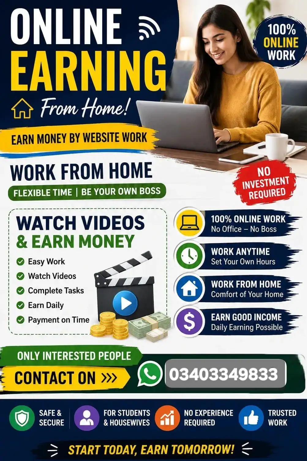 Education advertising website working available