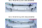 Mercedes Ponton 4-cylinder W120 W121 Bumpers